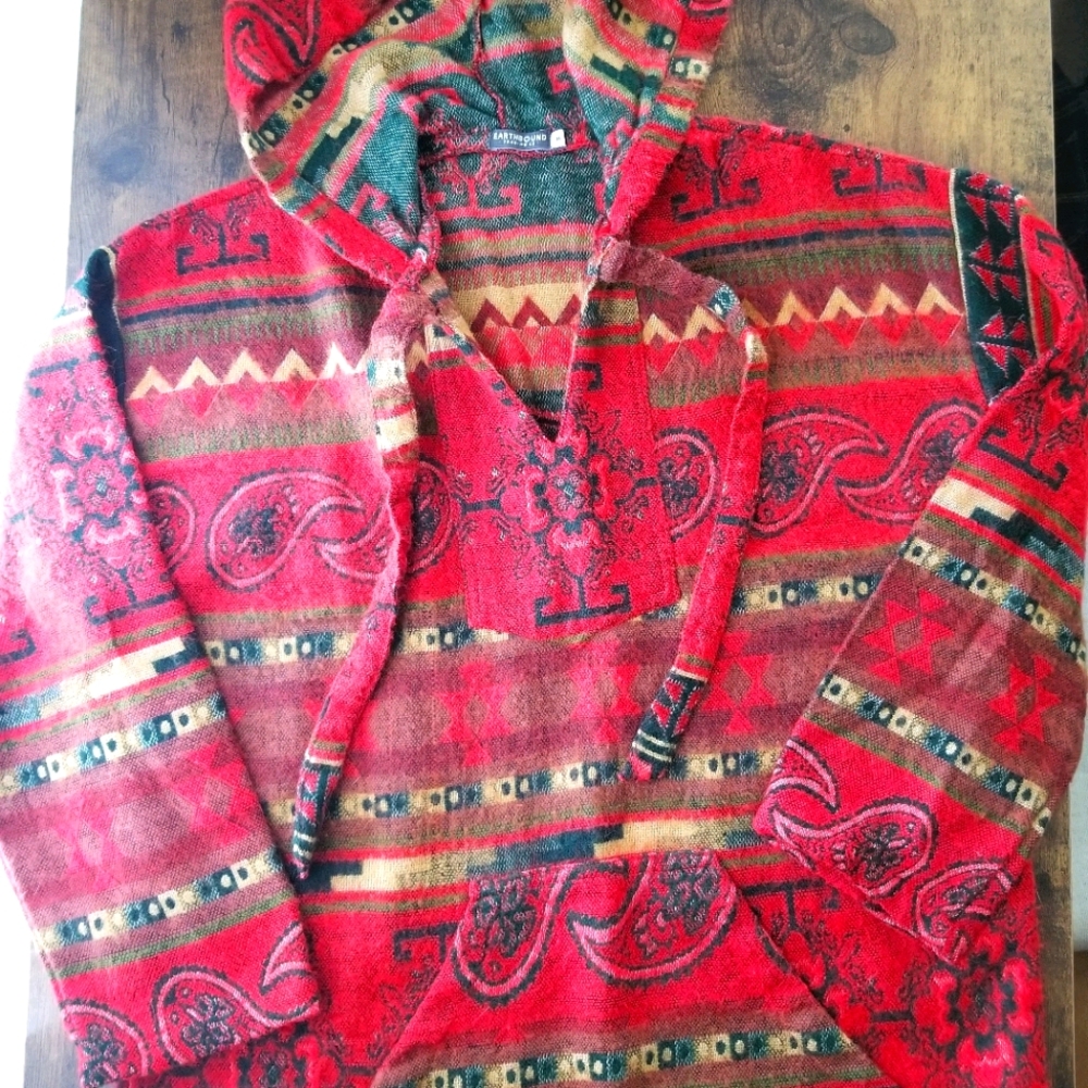 Ladies Boho tunic hoodie
